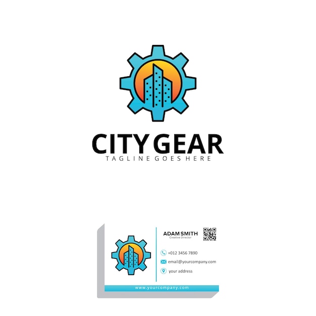 Шаблон дизайна логотипа City Gear