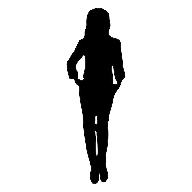 City Girls silhouette vector