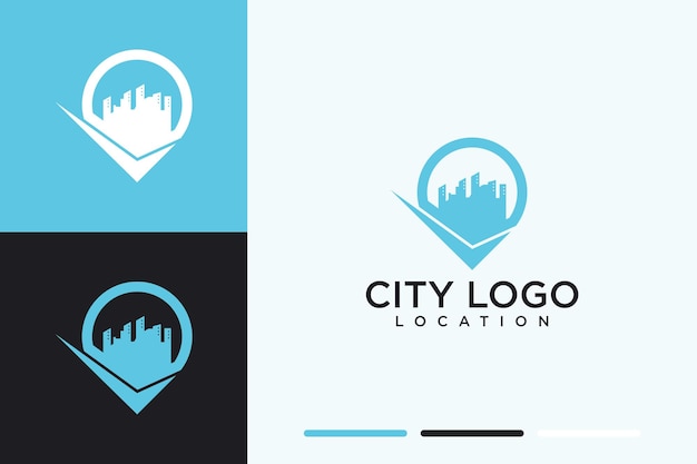 City location modern logo design