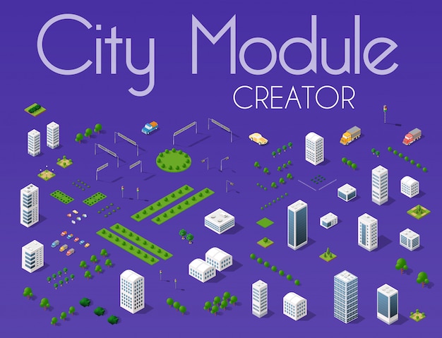 Vector city module creator