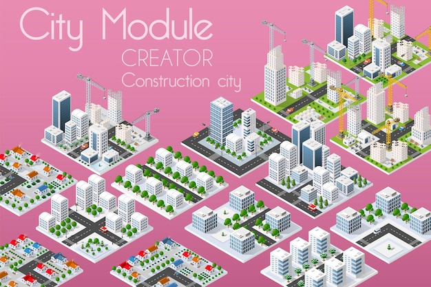 Vector city module creator