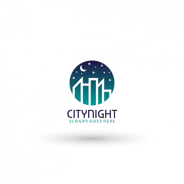 City night logo template