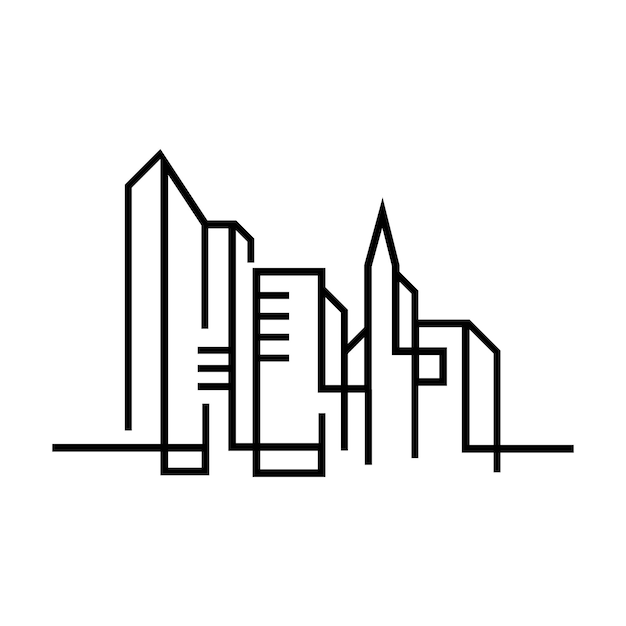 city skyline background vector illustration design