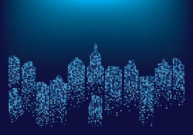 City skyline illustration