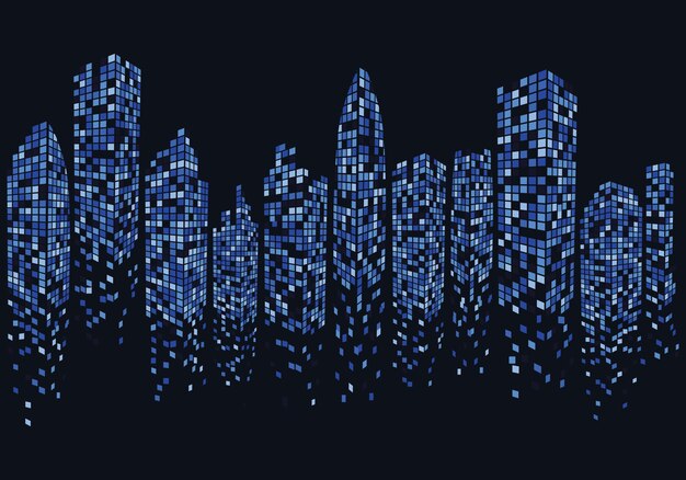 City skyline vector illustration design