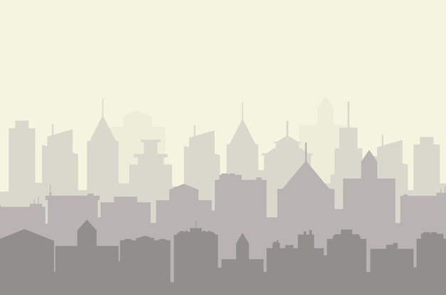 City skyline vector illustration