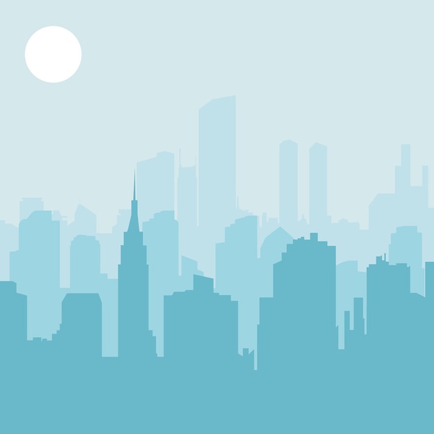 Vector city skyline