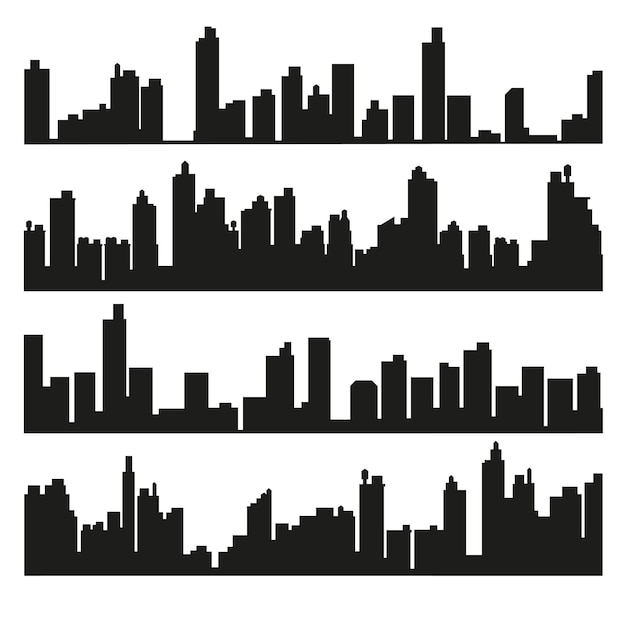Vector city skylines