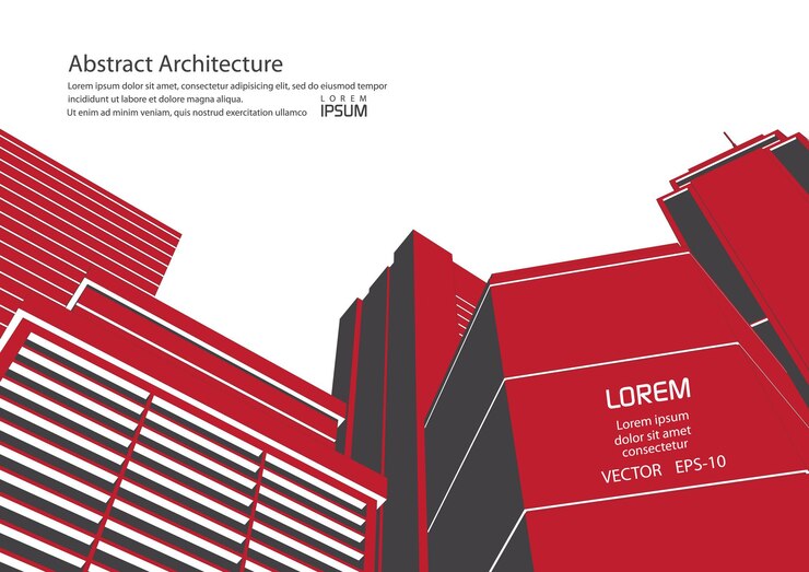 Vector city skyscrapers.architecture.