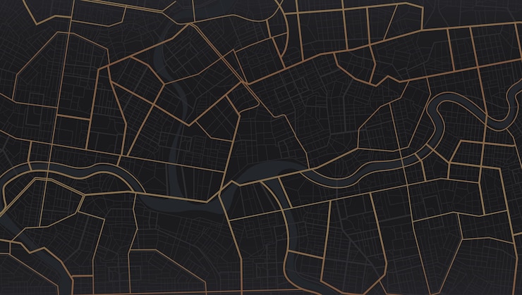Vector city top view abstract background flat style vector illustration isolated gps map navigation to own