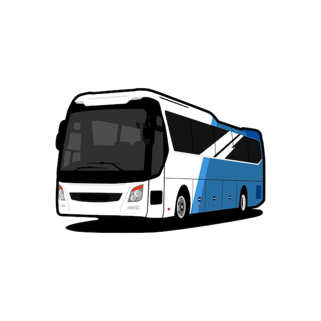 City tour bus vector illustration