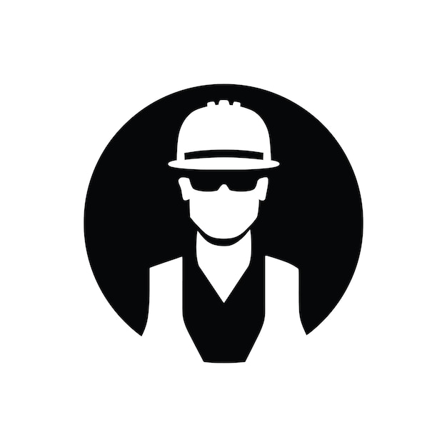 Civil Engineer Icon Simple Vector Illustration