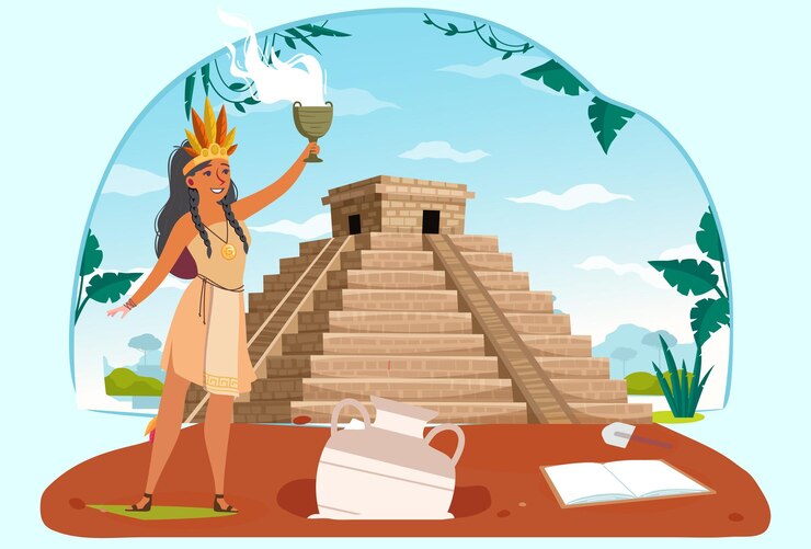 वेक्टर civilization concept illustration stylish and beautiful