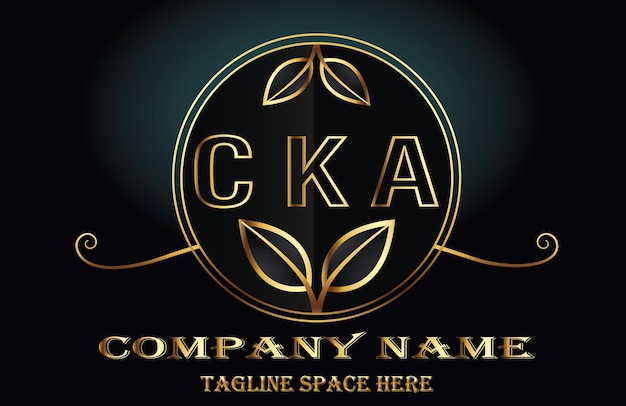 Vector cka letter logo