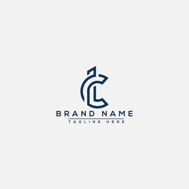 Vettore cl logo design template elemento di branding grafico vettoriale