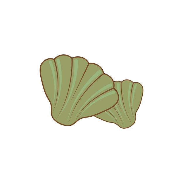 Vector clams vector icon illustration design template