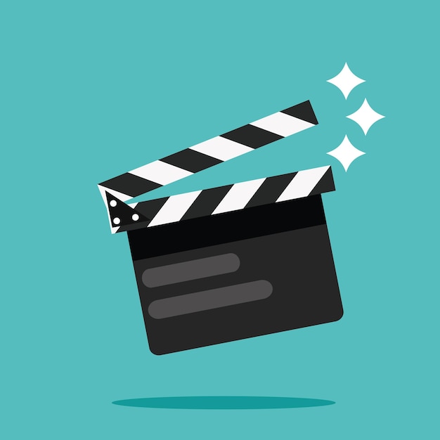 Clapperboard vector illustration