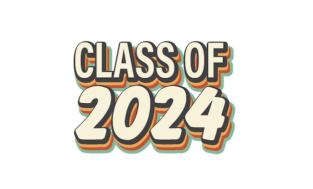 Class of 2024 vector