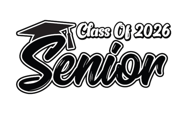 Class of 2026 t shirt design vector