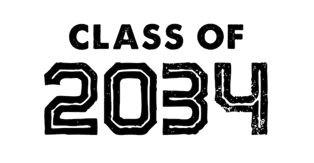 Vector class of 2034 t shirt design vector