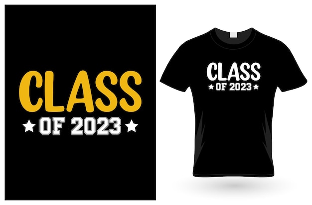 ベクトル 2023年のクラスのtシャツデザイン