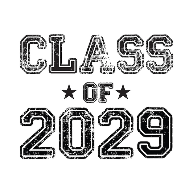 2029 t シャツ デザインのベクトルのクラス