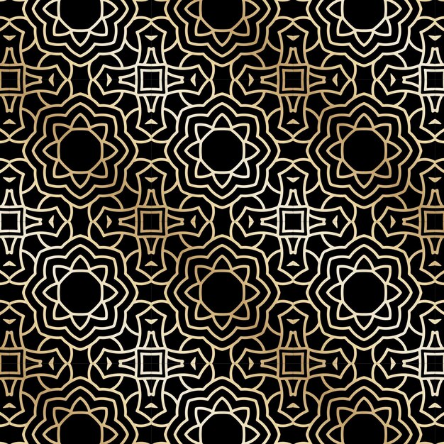 Vector classic background modern ornament elegant pattern luxury gatsby rectangular frame golden vintage