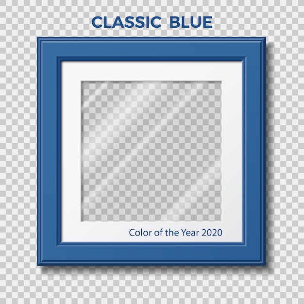 Blu classico. pantone del colore dell'anno.