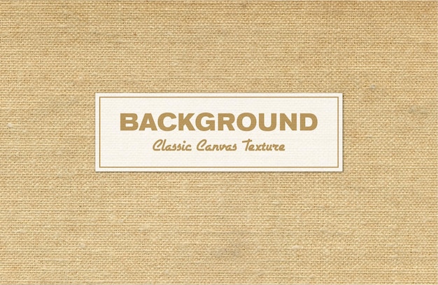 Vector classic canvas texture background