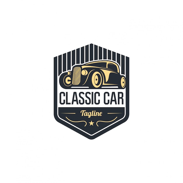 Classic Car Logo Emblem Template