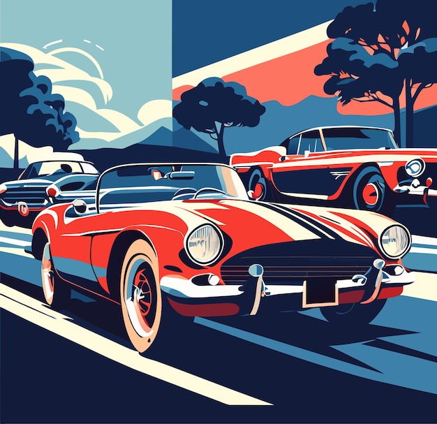 Classic Car Show gerestaureerde auto's uit het verleden