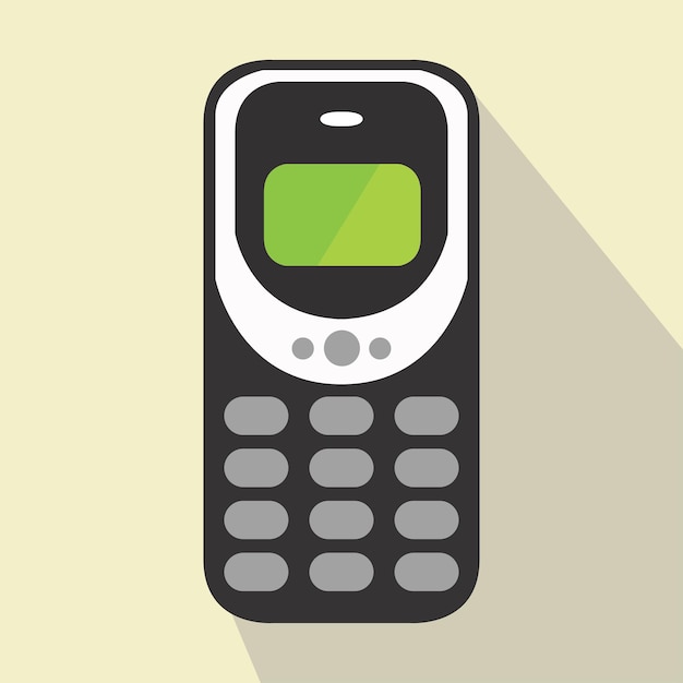 Classic cellphone icon