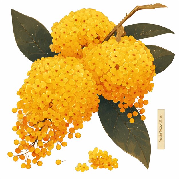 Vector classic chinese osmanthus flower designs