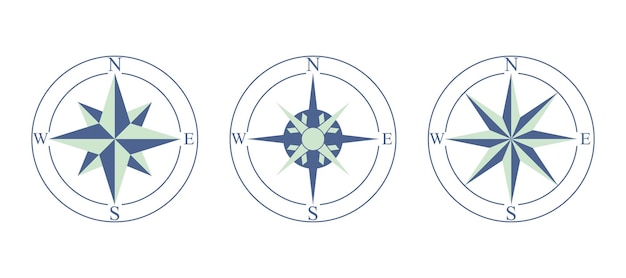 Vector classic compass