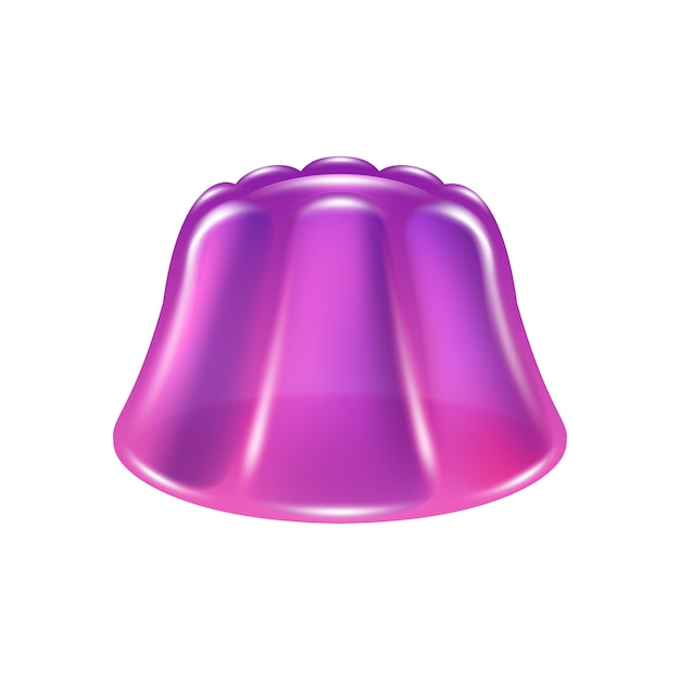 Classic jelly candy icon.