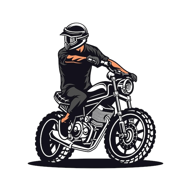 Premium Vector, Motorcycle