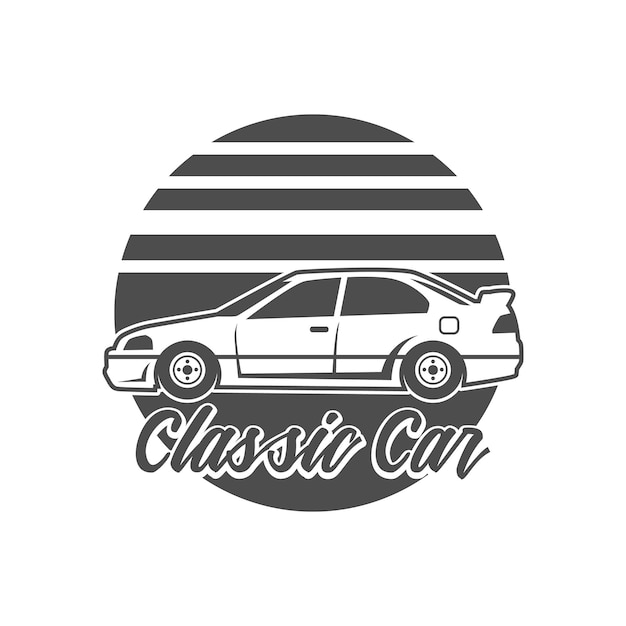 Classic muscle car vector labels Free Vector