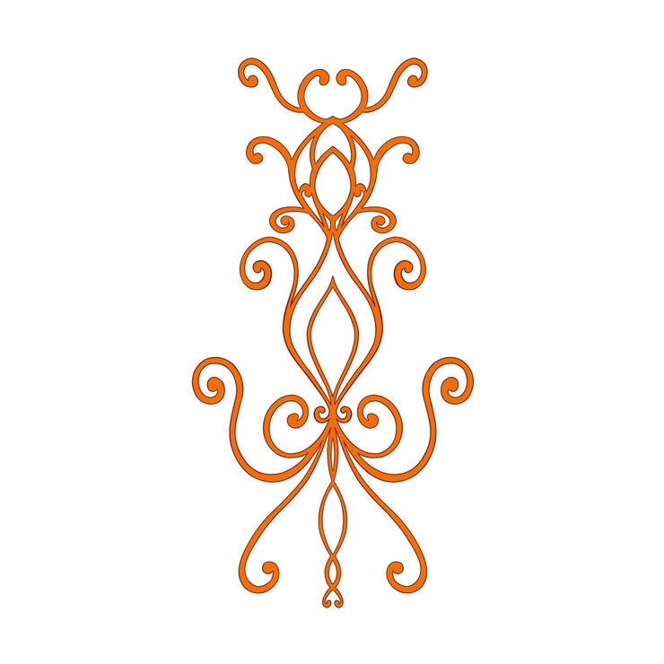 Vector classic ornament element design