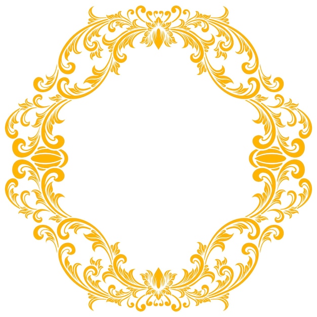 Classic ornament frame vector illustration