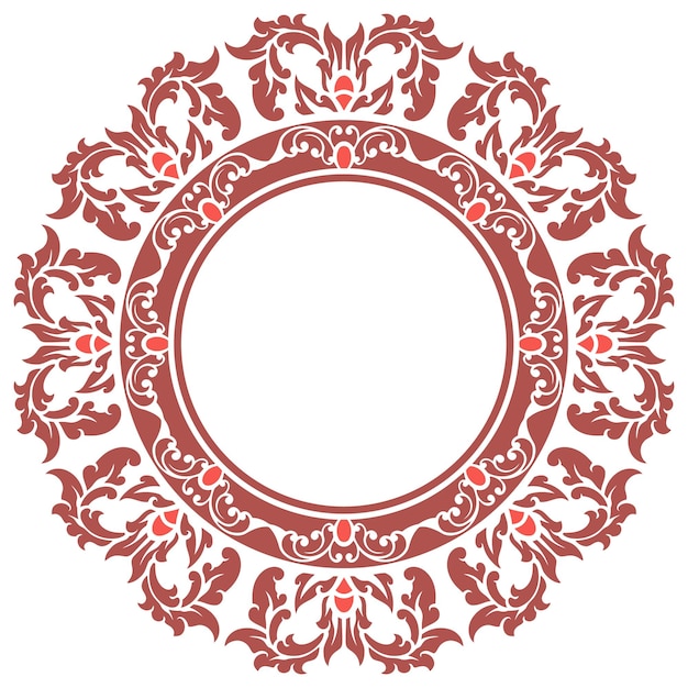 Classic Ornament Frame for Wedding