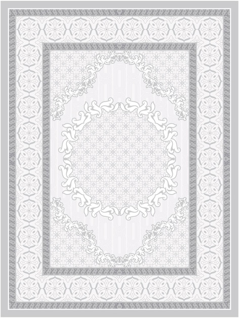 classic ornamental carpet rug design