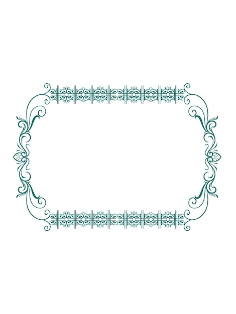 Classic ornamental decorative frames