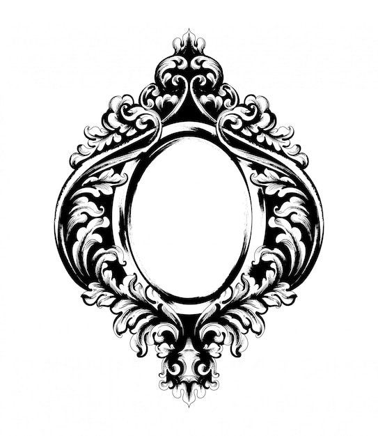 Classic ornamented frame