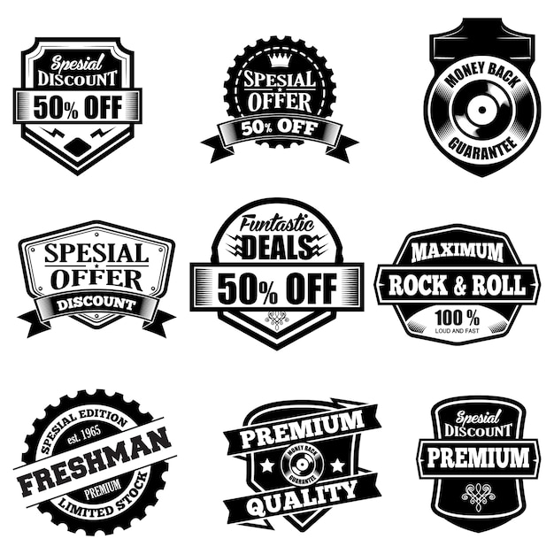 Classic Retro Badges Logo Emblem