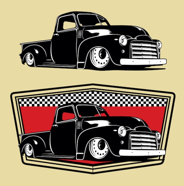 Classic truck clip-art