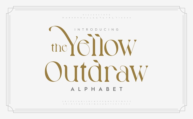 Classic typography serif font uppercase lowercase ligatures ampersand alternate and number