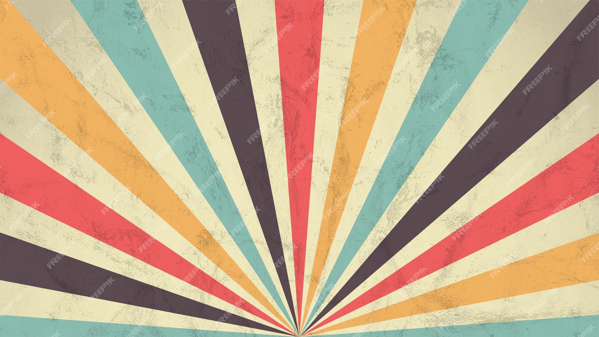 Premium Vector | Classic vintage sunburst rays background