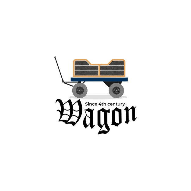 Vector classic wagon-logo