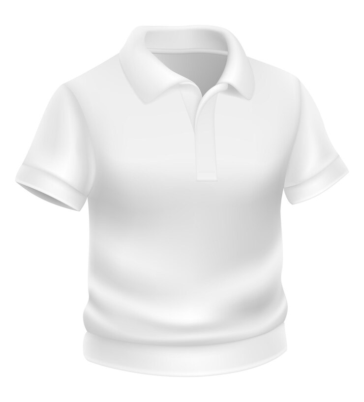 Vector classic white thirt vector illustration
