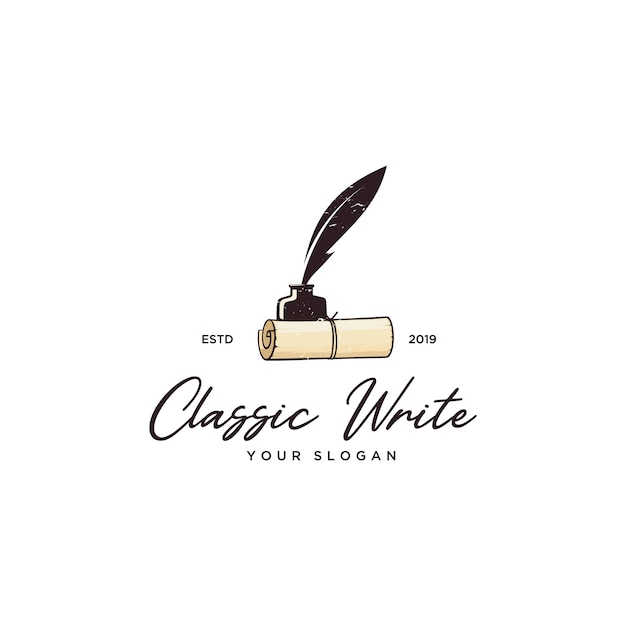 Classic write logo